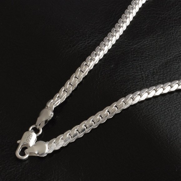 NEW 20'' 925 Sterling Silver Braided Snake Chain - Picture 7 of 11